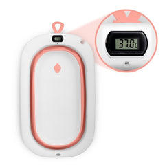 Cadita pliabila cu termometru digital, perna reductoare, Ricokids