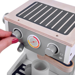 Aparat de cafea din lemn, electrocasnice mici pentru bucatarie, Jokomisiada