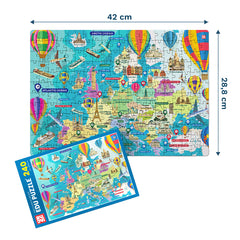 Puzzle Descoperă Europa, 240 piese
