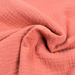 Set 2 paturici muselina 80x80cm - Alb si portocaliu