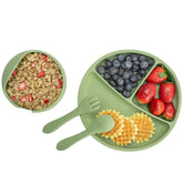 Set Diversificare, AppeKids, 100% Silicon, Classic - Raw Green