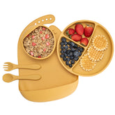 Set Diversificare, AppeKids, 100% Silicon, Classic - Honey