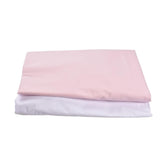 Cearsaf Bumbac 100% - Set 2 buc: Alb & Roz