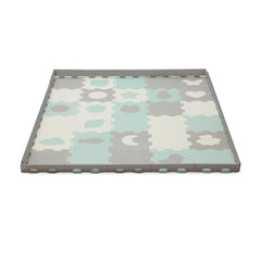 Covoras puzzle din spuma Luno Shapes, 165x185cm, Kinderkraft