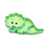 Farfurie Dinozaur din silicon cu compartimente si ventuza