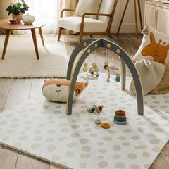 Covoras puzzle din spuma Savana, 120x180cm, 6 piese