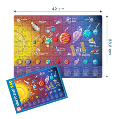 Edu Puzzle Sistemul Solar, 240 piese