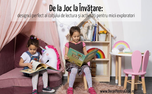 De la joc la invatare: Colt de lectura si activitati pentru copii!