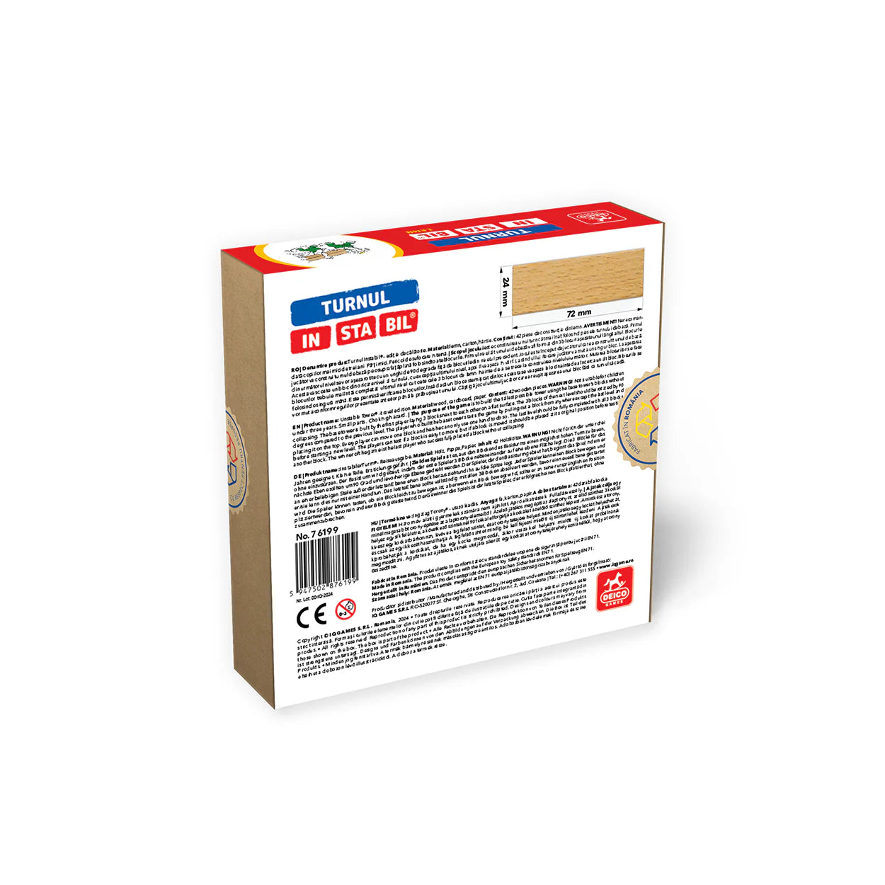 Turnul Instabil 42 piese, ediția Travel – Joc de îndemânare