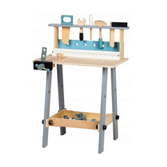 Atelier de lucru din lemn, 32 accesorii, Ecotoys