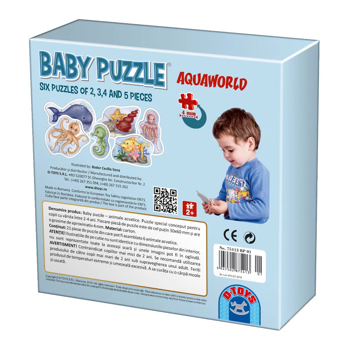Baby Puzzle – Animale acvatice