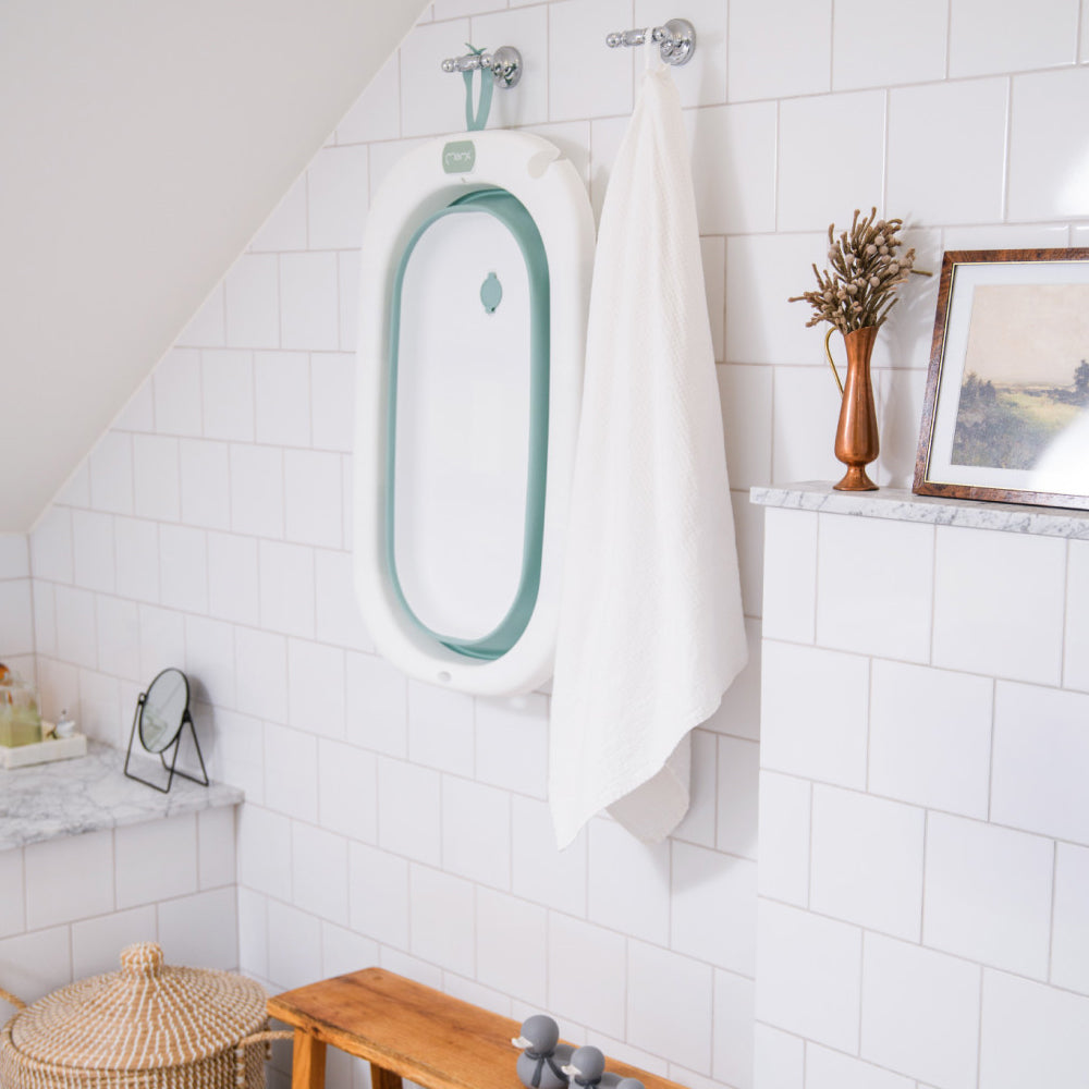 Cadita pliabila cu dop de scurgere, 0 Luni+, Momi Nata