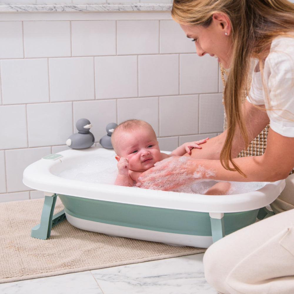 Cadita pliabila cu dop de scurgere, 0 Luni+, Momi Nata