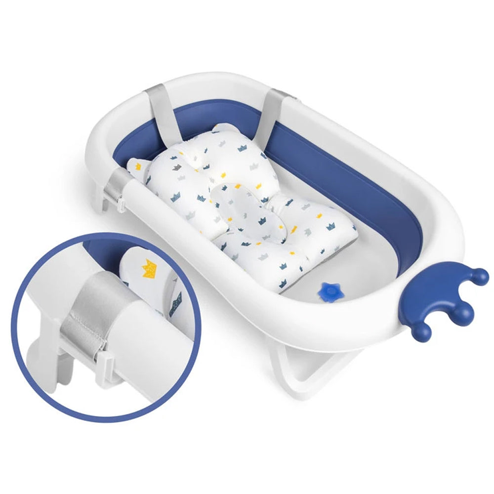 Cadita pliabila cu senzor de temperatura, perna reductoare, Ricokids