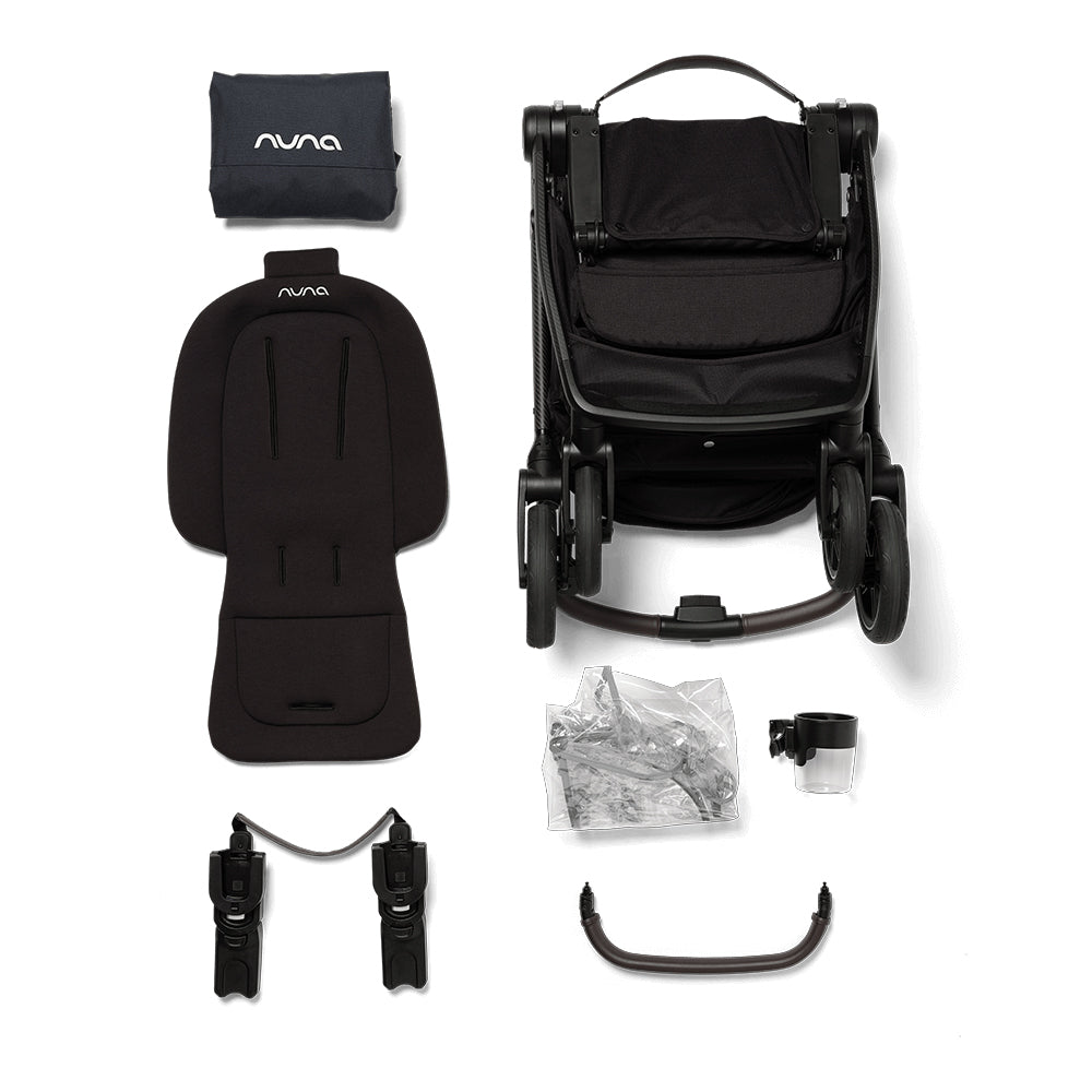 Carucior Nuna cu roti pivotante 360° SWIV Granite