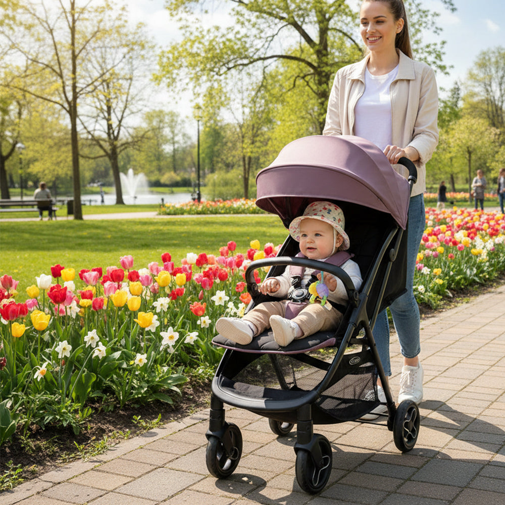 Carucior sport pentru copii, pliere automata, Graco, Myavo Mulberry