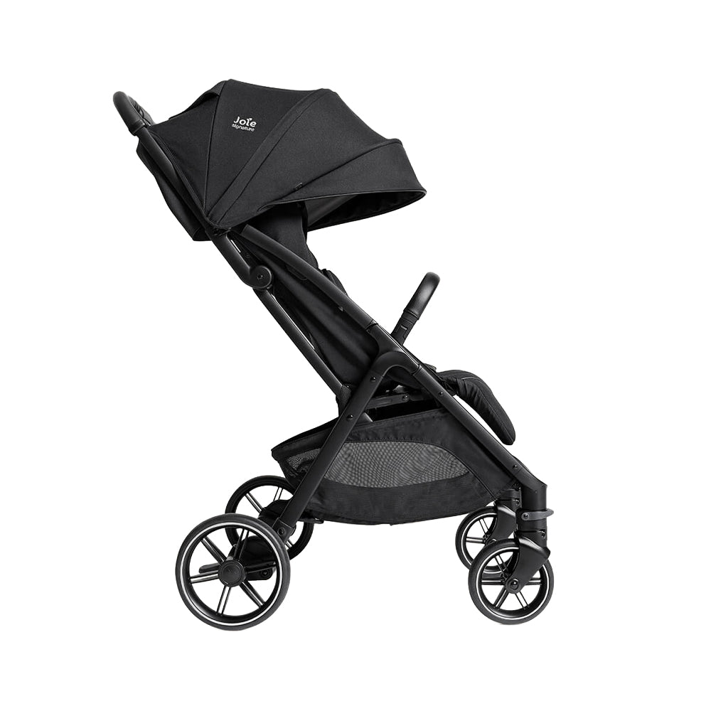 Carucior ultracompact Joie Parcel LX, nastere - 22 kg, Signature Ebony