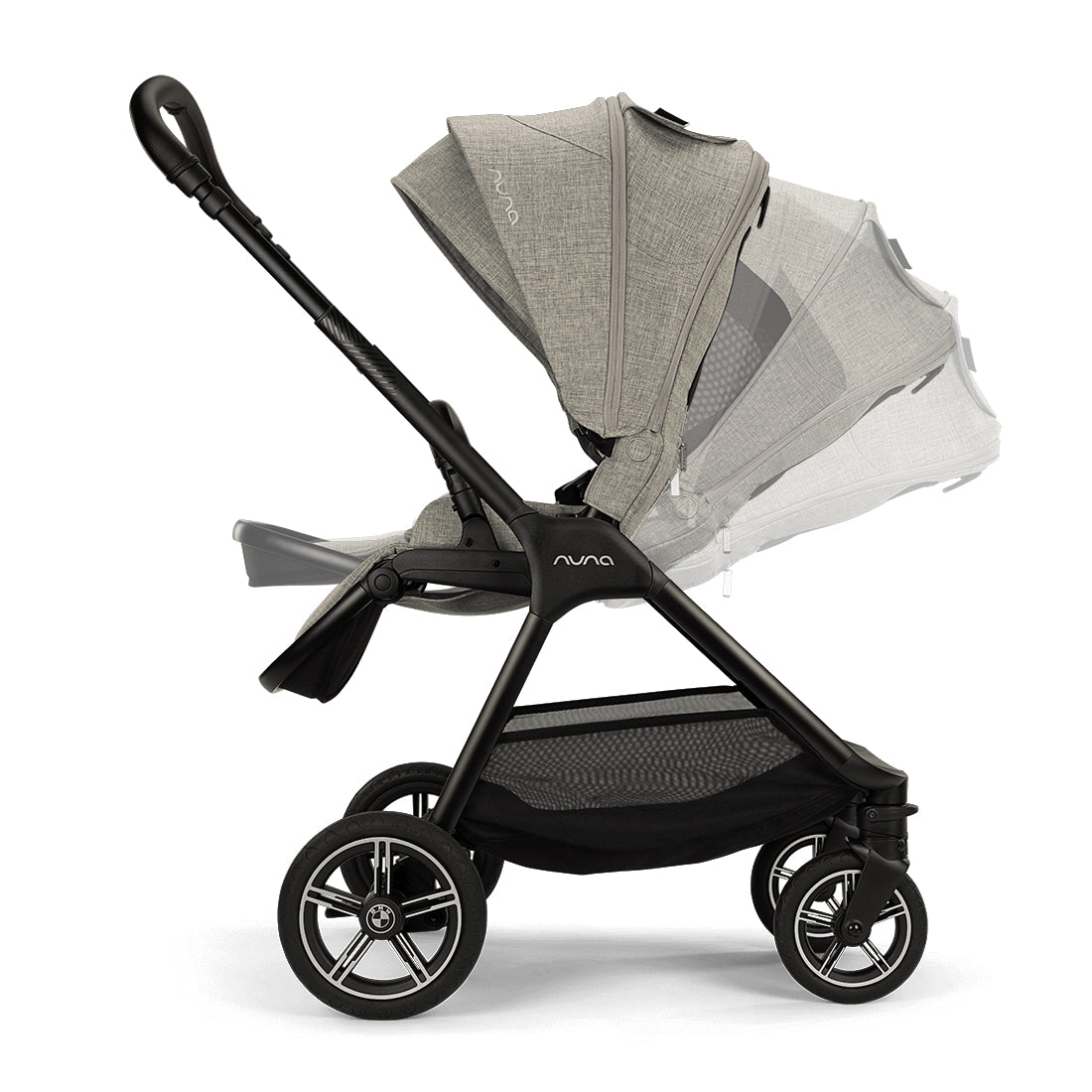 Carucior ultracompact Nuna x BMW TRIV next, gri Graphene