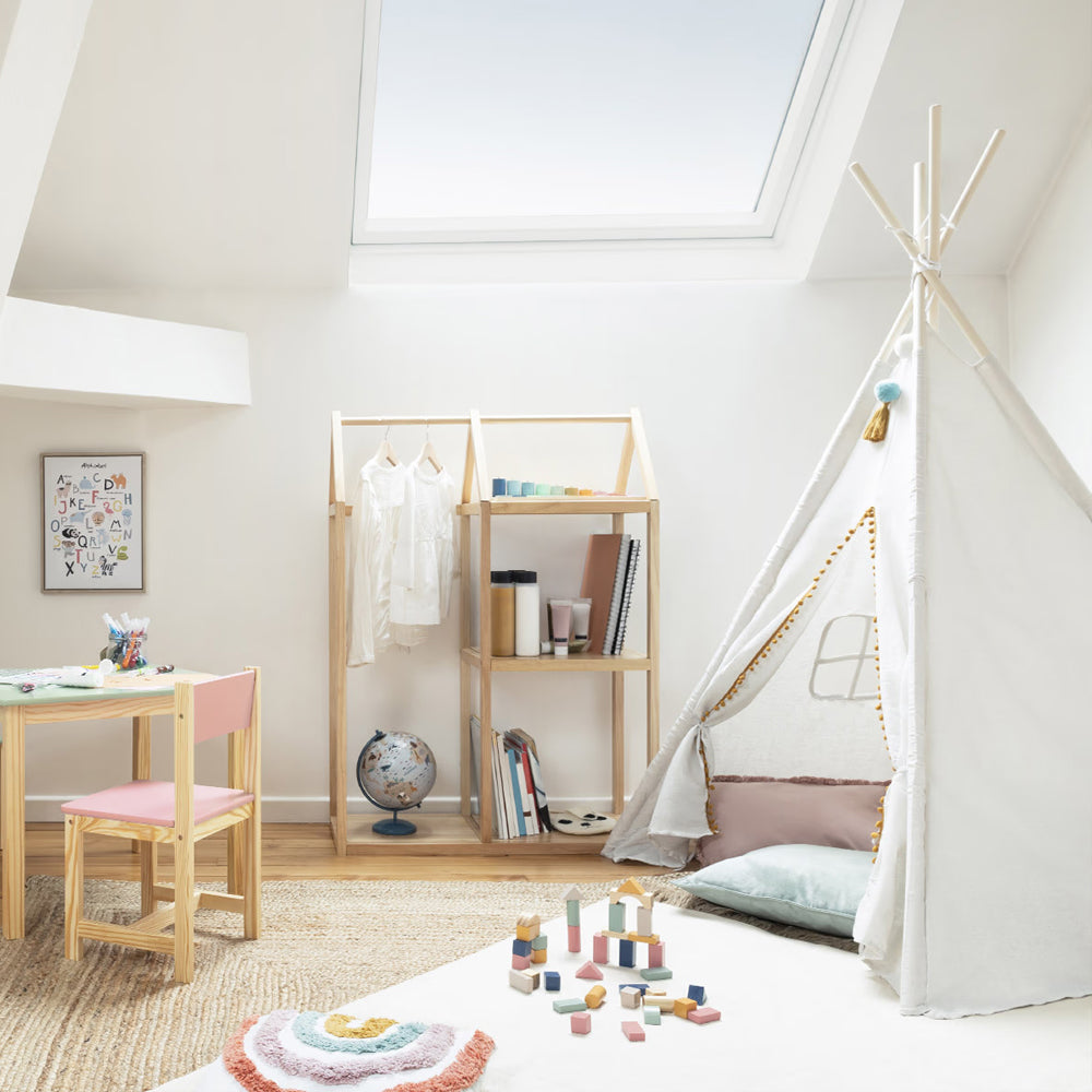 Cort teepee Wapi - Alb