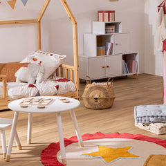 Coș depozitare împletit pentru jucării, Lion