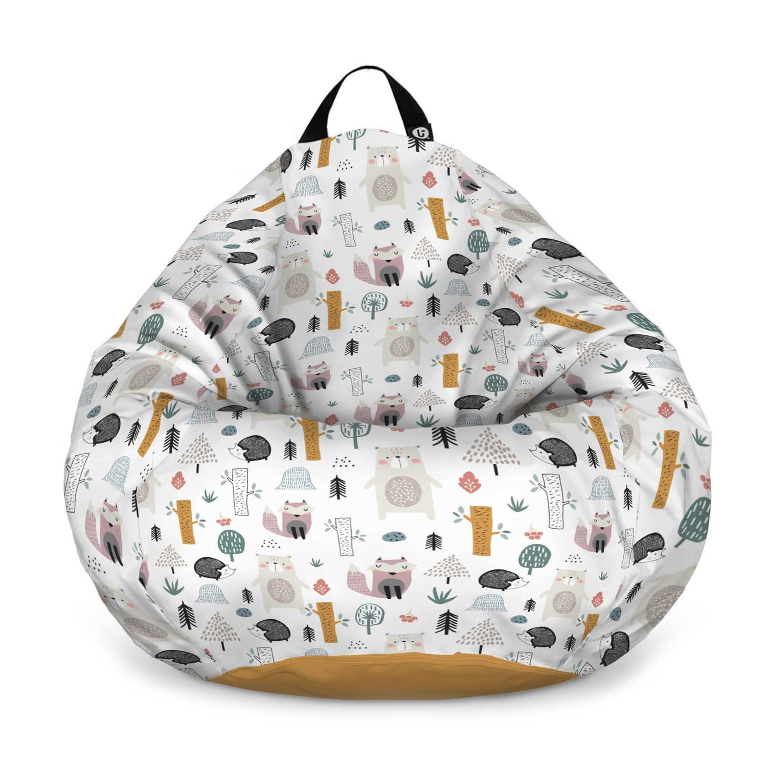 Fotoliu puf Bean Bag tip para - Arici si Vulpe