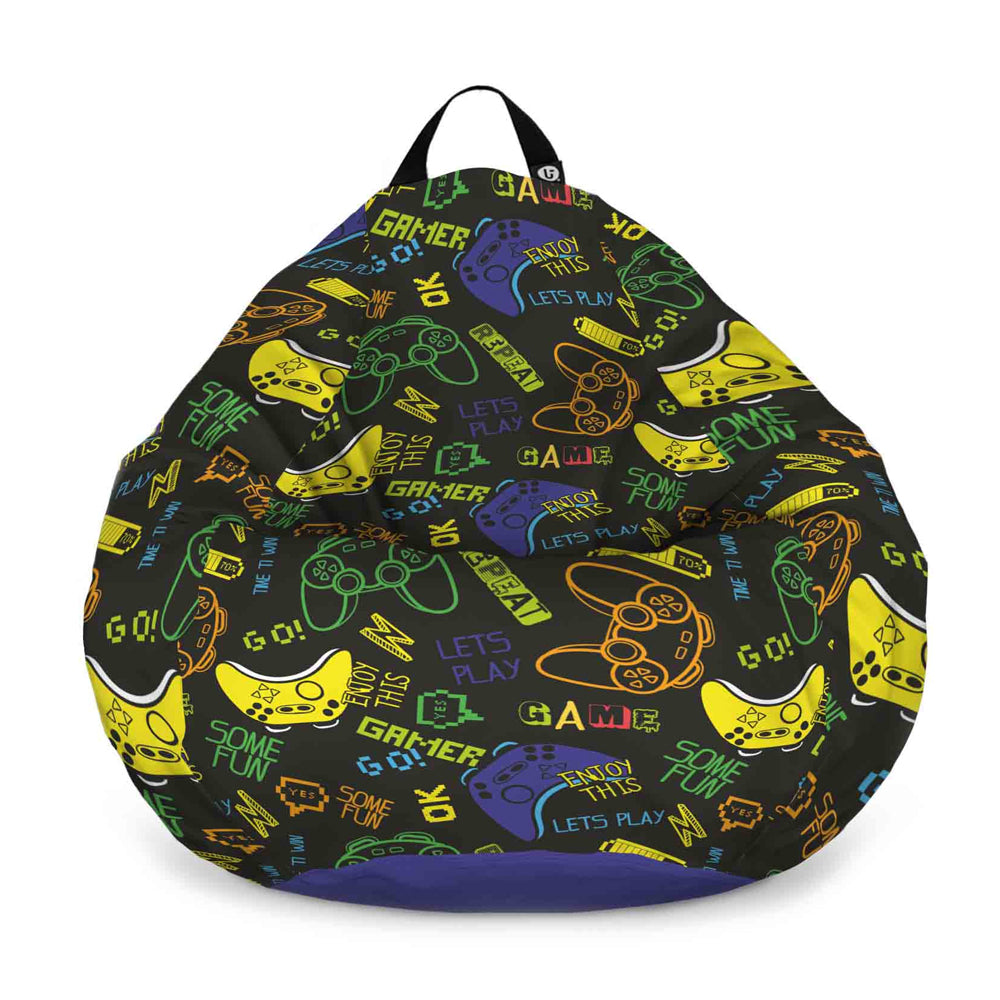 Fotoliu puf Bean Bag tip para - Let's play