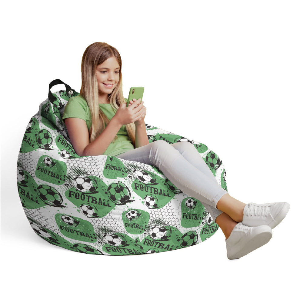 Fotoliu puf Bean Bag tip para - Fotbal