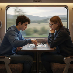 GO caroiaj 9×9, 81 pietre, Editie Travel