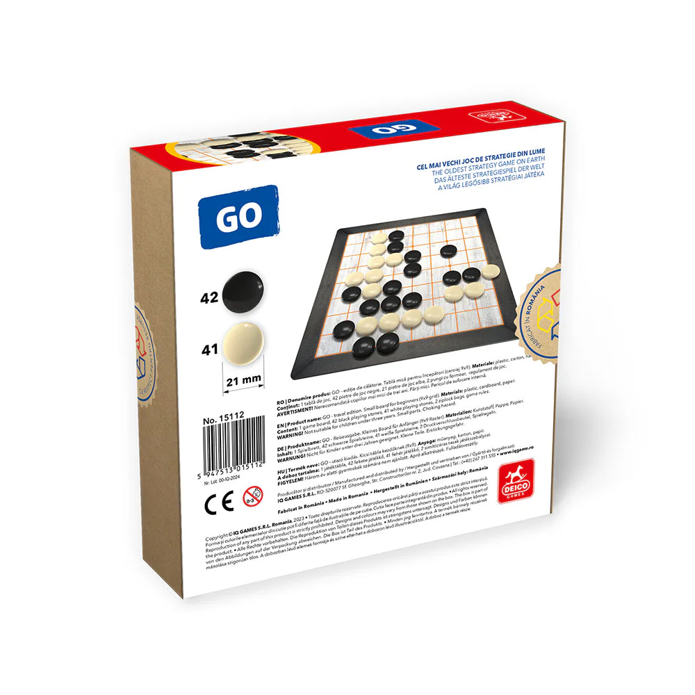 GO caroiaj 9×9, 81 pietre, Editie Travel