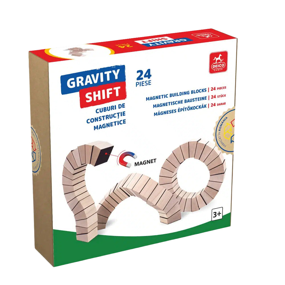 Joc Gravity Shift, 24 piese magnetice – Joc de îndemânare