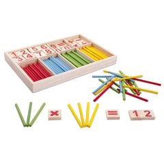 Jocul numerelor cu piese din lemn – Joc didactic