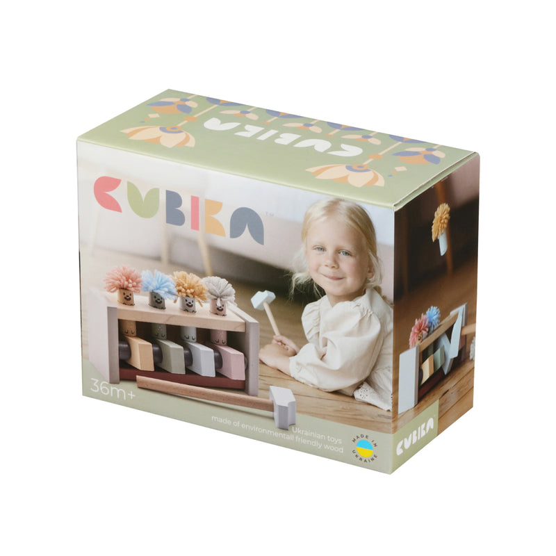 Claunii saritori - jucarie din lemn Cubika