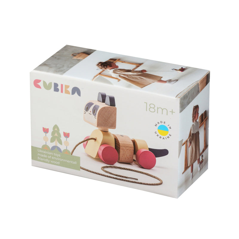 Pisicuța - Pastel - jucărie din lemn Cubika