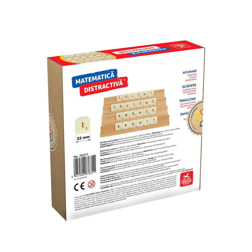 Matematica Distractivă, ediția Travel – Joc de societate