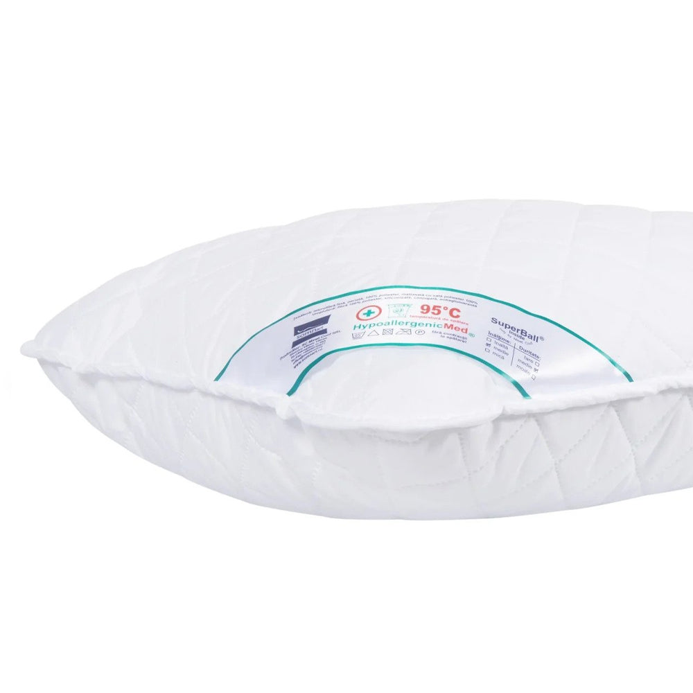 Perna medie SuperBall® 50×70 cm, fermitate medie, inaltime medie