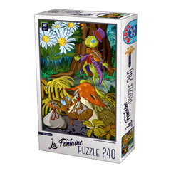 Puzzle La Fontaine – Greierele și furnica – Puzzle copii, 240 piese