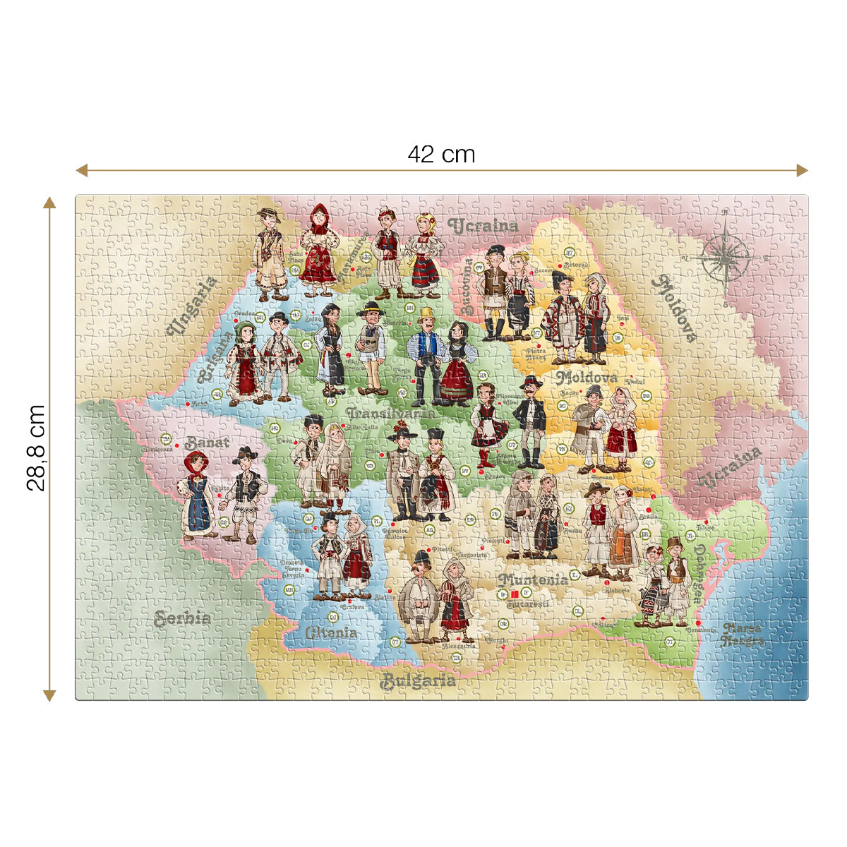 Puzzle România Costume populare – Puzzle copii, 240 piese