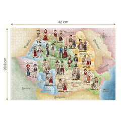 Puzzle România Costume populare – Puzzle copii, 240 piese