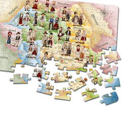 Puzzle România Costume populare – Puzzle copii, 240 piese
