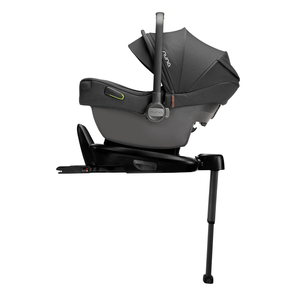 Scoică auto i-Size Nuna Pipa Next Caviar, nastere - 83 cm, testată ADAC