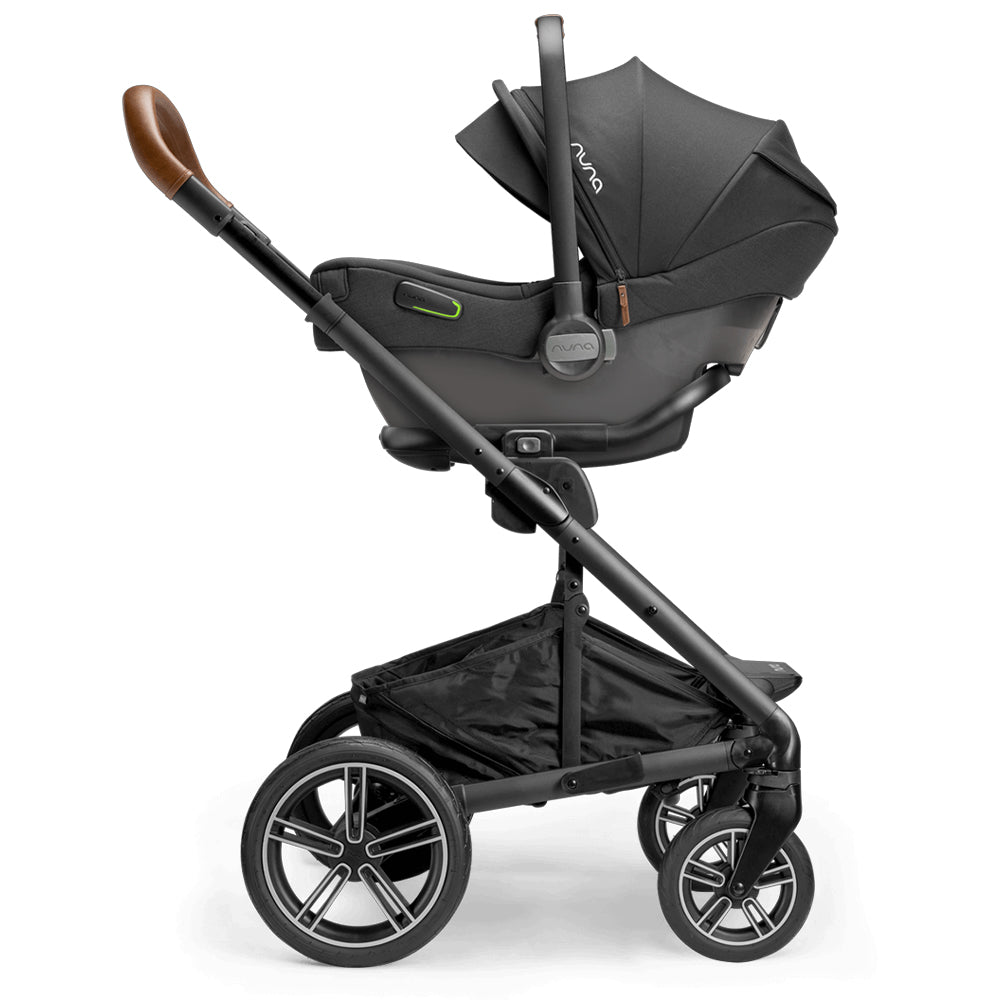 Scoică auto i-Size Nuna Pipa Next Caviar, nastere - 83 cm, testată ADAC