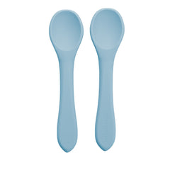 Set lingurite din silicon, AppeKids, Aqua Blue