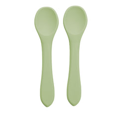 Set lingurite din silicon, AppeKids, Raw Green