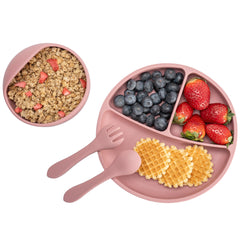 Set Diversificare, AppeKids, 100% Silicon, Classic - Old Rose