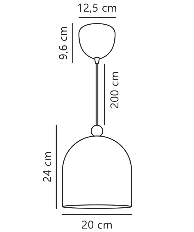 Suspensie Nordlux - Gaston Bleu