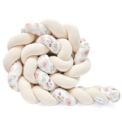 Protectie impletita din bumbac catifelat, Sparrow, Almond Flowers, 340cm