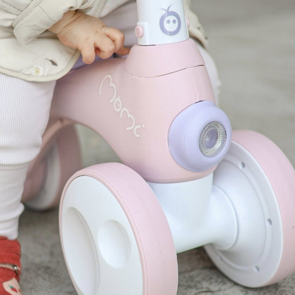 Bicicleta cu lumini, sunet si difuzor de balonase, Momi Tobis