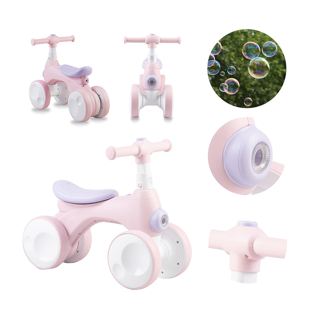 Bicicleta cu lumini, sunet si difuzor de balonase, Momi Tobis