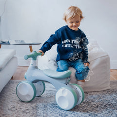 Bicicleta cu lumini, sunet si difuzor de balonase, Momi Tobis
