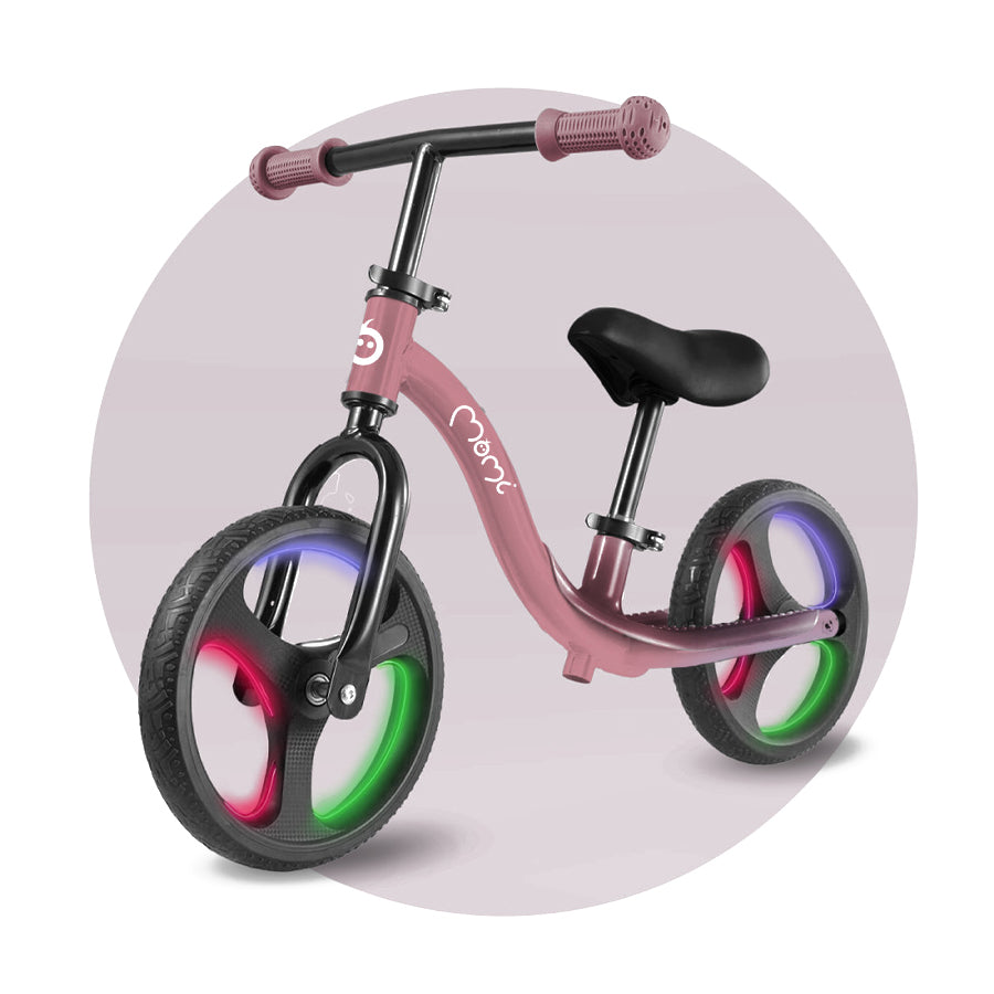 Bicicleta fara pedale cu roti led, Momi Isoka